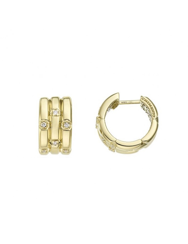 Orecchini Chimento - X-Tend Chocolat Cerchietto - Oro Giallo 18 carati - 1O09621BB1000
