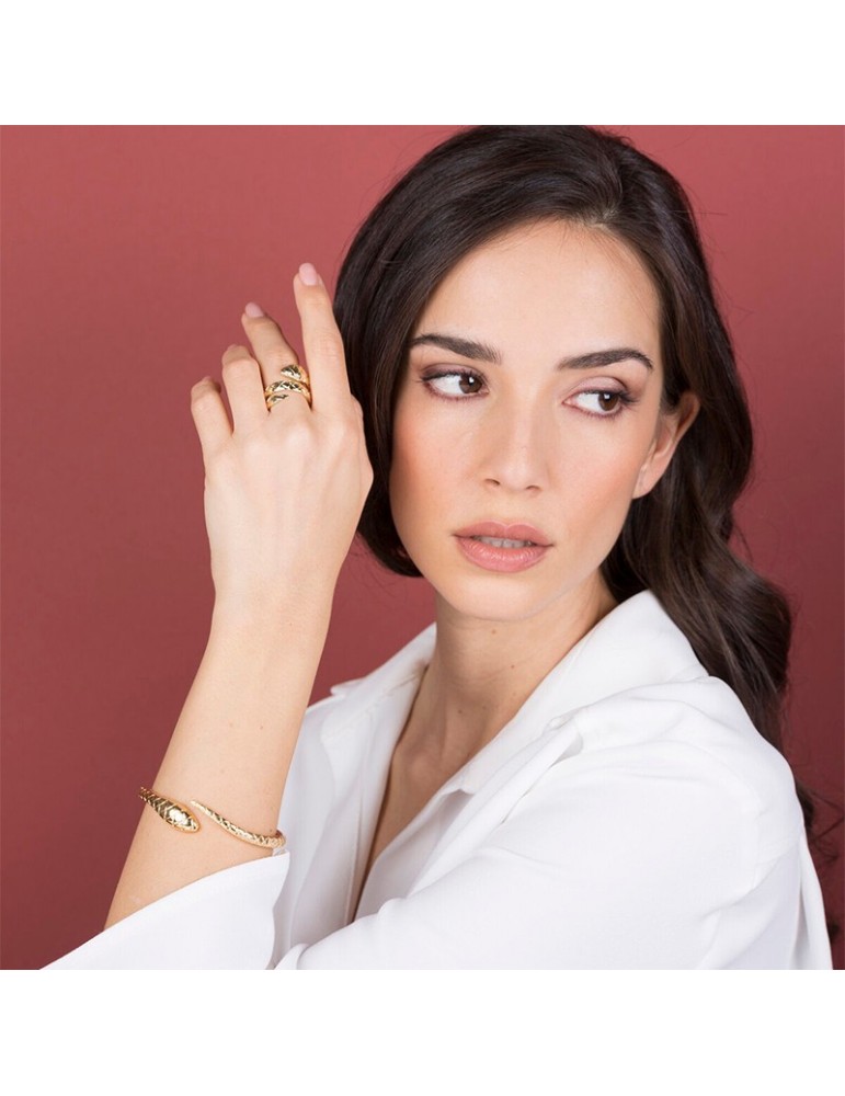 Bracciale Etrusca - Itaca - Gold - Forma di Serpente - WSET00658YG