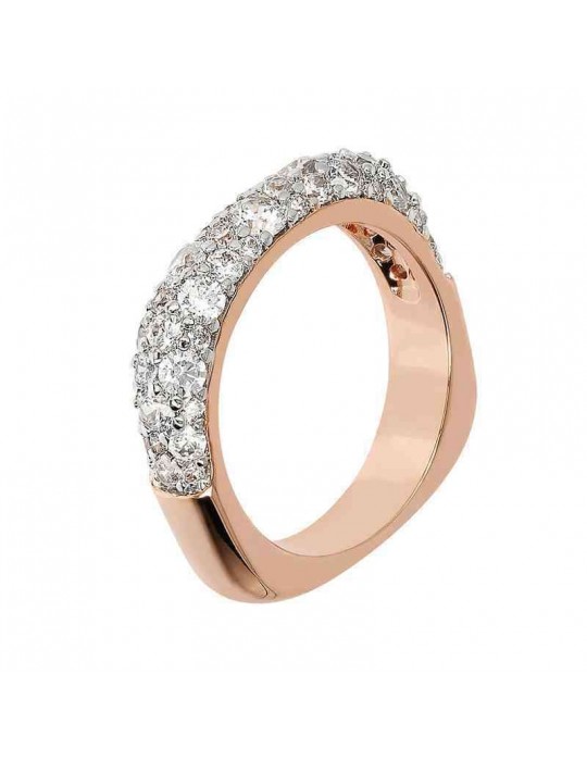 Anello Bronzallure - Altissima - Squadrato -Cubic Zirconia-WSBZ02104.W