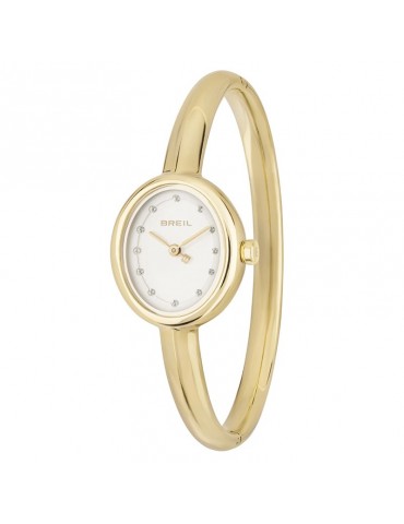 Orologio Breil - Hoop - Gold - Bianco - Cristalli - Misura M - TW2056