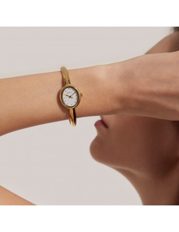 Breil watch - Hoop - Gold - White - Crystals - Size M - TW2056 2