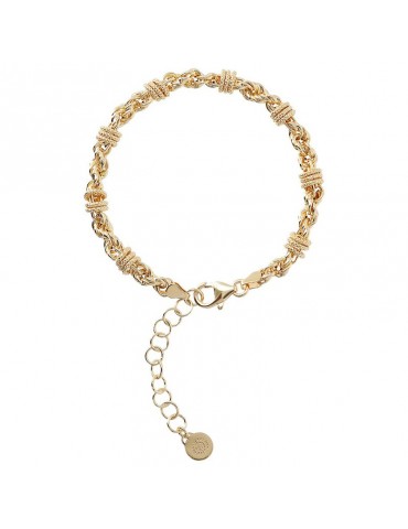 Etruscan Bracelet - Ithaca - Gold - Chain - Rondelle - WSET00665YG