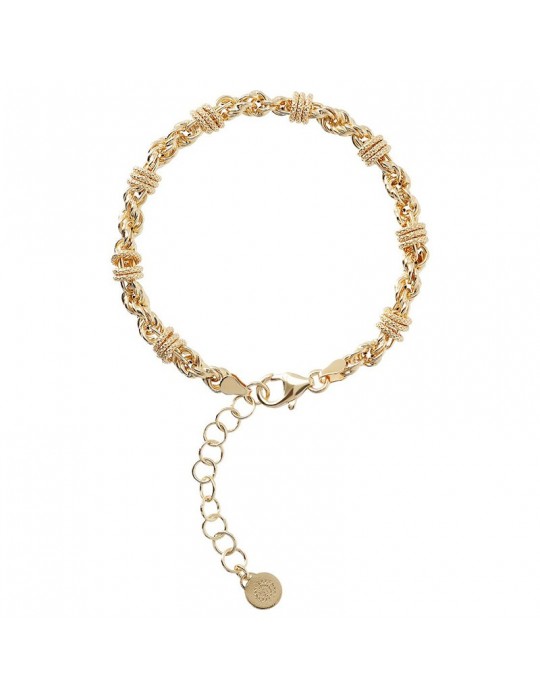 Etruscan Bracelet - Ithaca - Gold - Chain - Rondelle - WSET00665YG