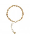Bracciale Etrusca - Itaca - Gold - a Catena - Rondelle - WSET00665YG