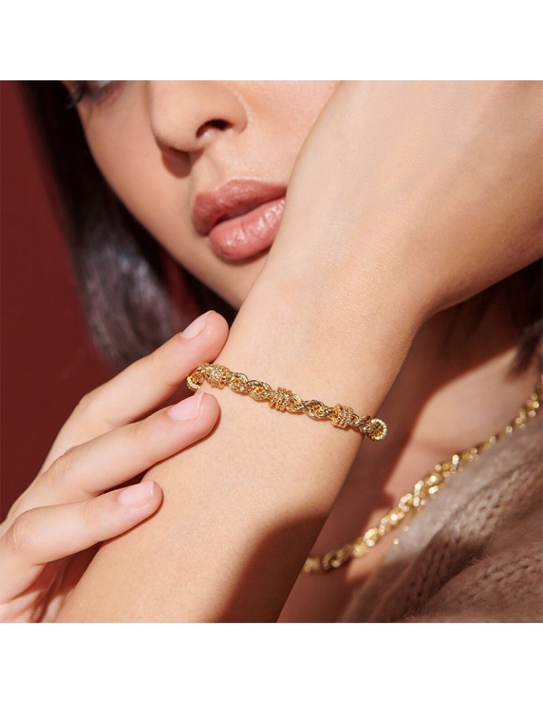 Bracciale Etrusca - Itaca - Gold - a Catena - Rondelle - WSET00665YG