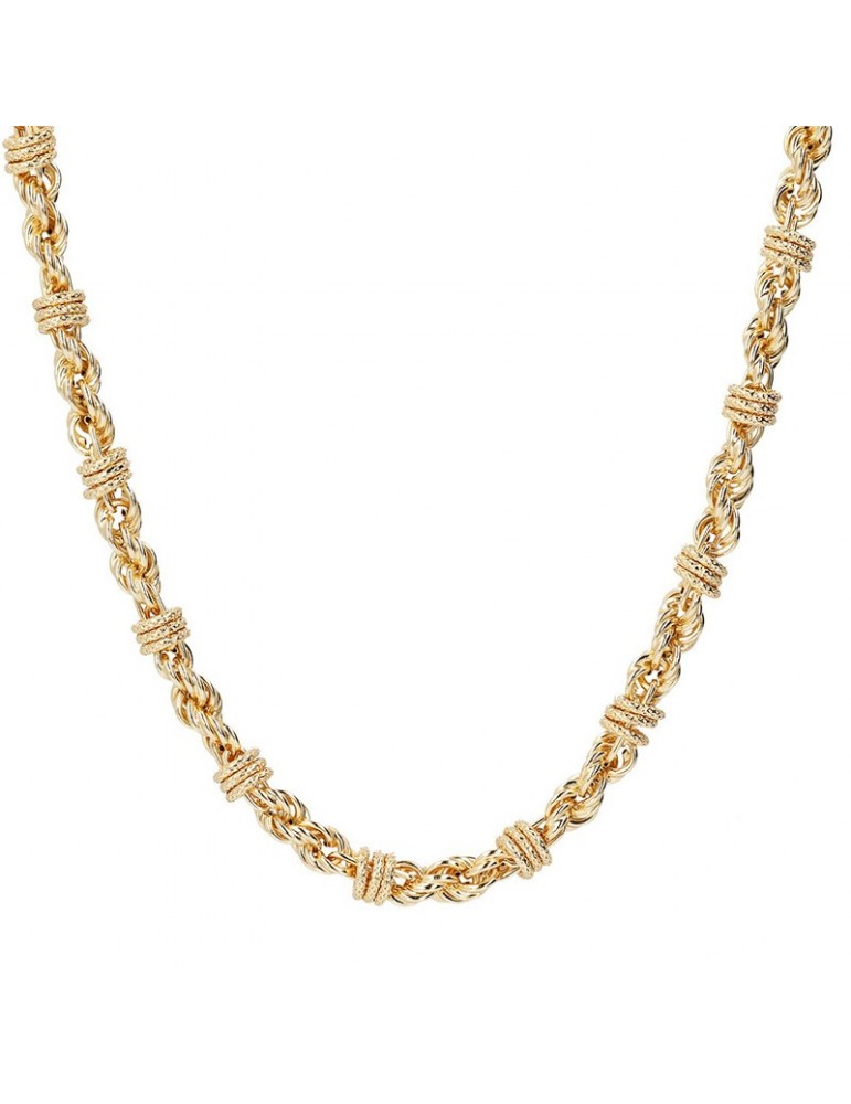 Collana Etrusca - Itaca - Gold - a Catena - Rondelle - WSET00666YGLG