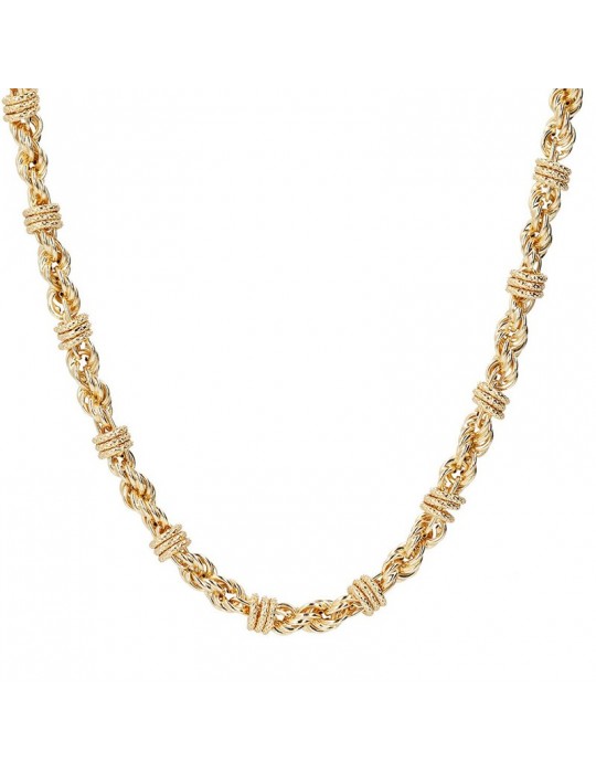 Collana Etrusca - Itaca - Gold - a Catena - Rondelle - WSET00666YGLG