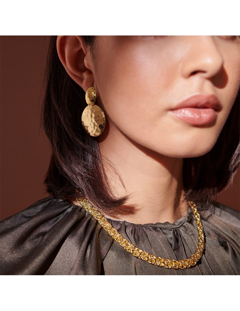 Collana Etrusca - Itaca - Gold - a Catena - Rondelle - WSET00666YGLG