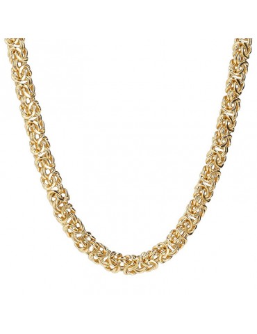 Etruscan Necklace - Ithaca - Gold - Byzantine Chain - WSET00678YG