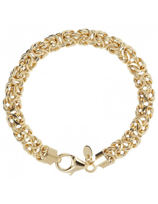 Etruscan Bracelet - Ithaca - Gold - Byzantine Chain - WSET00679YG