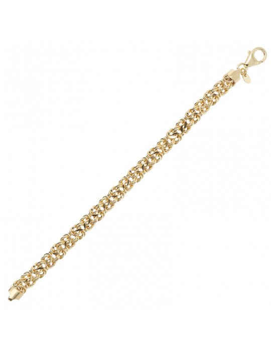 Etruscan Bracelet - Ithaca - Gold - Byzantine Chain - WSET00679YG