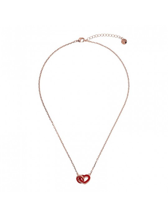 Collana Bronzallure - Capsule - Catena - Cuore Smaltato -WSBZ02279.RED
