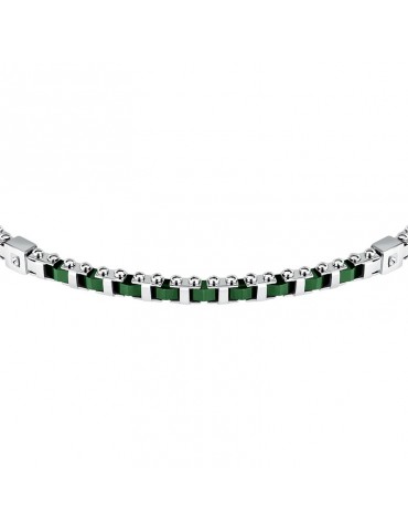 Bracciale Sector - Ceramic - Acciaio 316L-Maglie Verdi-Ceramica-SAFR39 2