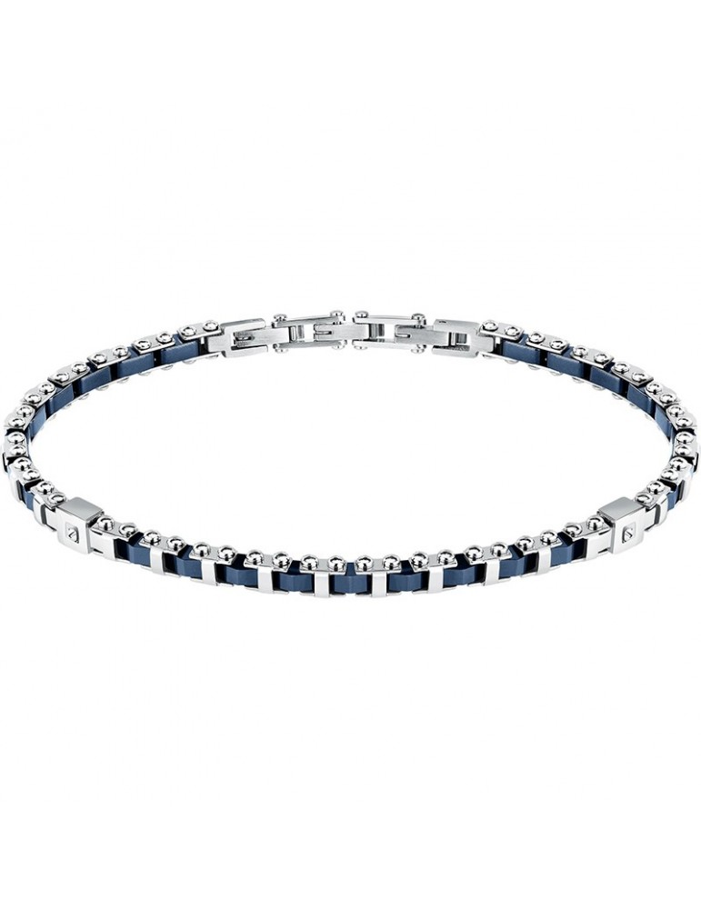 Sector Bracelet - Ceramic - 316L Steel - Blue Links - Ceramic - SAFR40