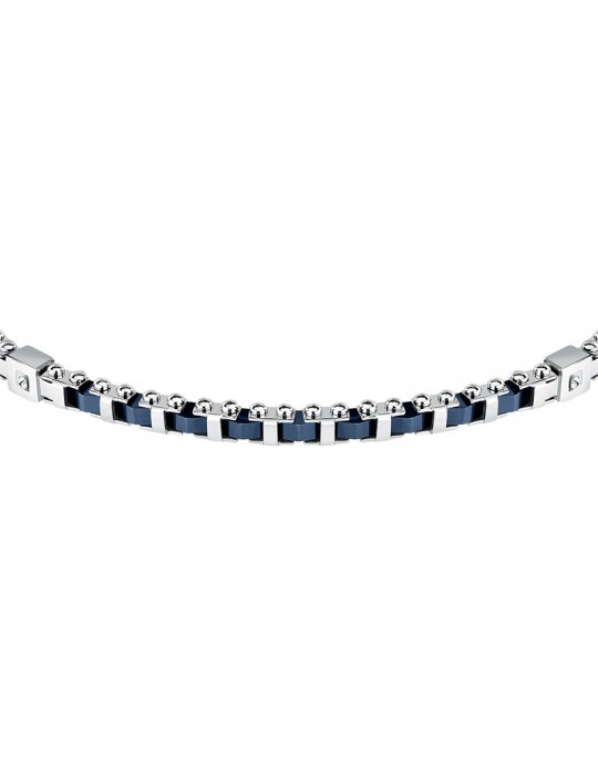 Sector Bracelet - Ceramic - 316L Steel - Blue Links - Ceramic - SAFR40