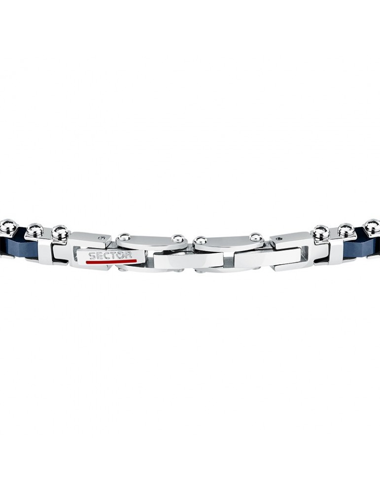 Sector Bracelet - Ceramic - 316L Steel - Blue Links - Ceramic - SAFR40