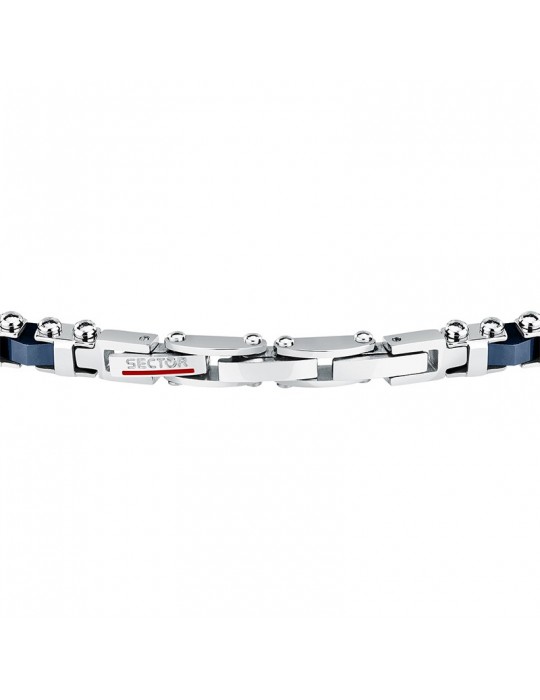 Sector Bracelet - Ceramic - 316L Steel - Blue Links - Ceramic - SAFR40