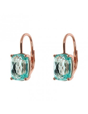 Bronzallure Earrings - Felicia - Pendants-Prisma Gem Blue-WSBZ02289.AQ