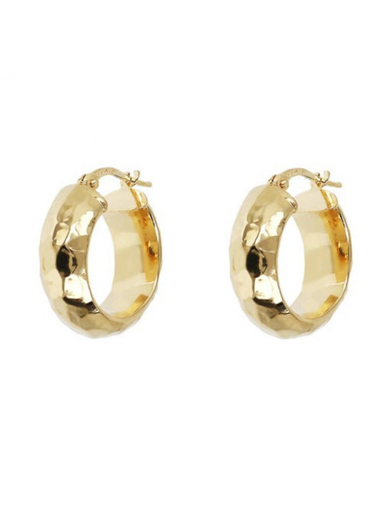 Etruscan Earrings - Ithaca - Circle - Hammered - WSET00715SMALL