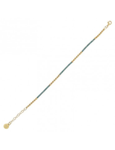Bracciale Etrusca - Capri -Tennis-Cubic Zirconia Turchesi-WSET00727.TU 2