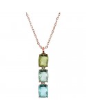 Bronzallure Necklace - Preziosa -Prisma Gem-Multicoloured-WSBZ02291.MULTI