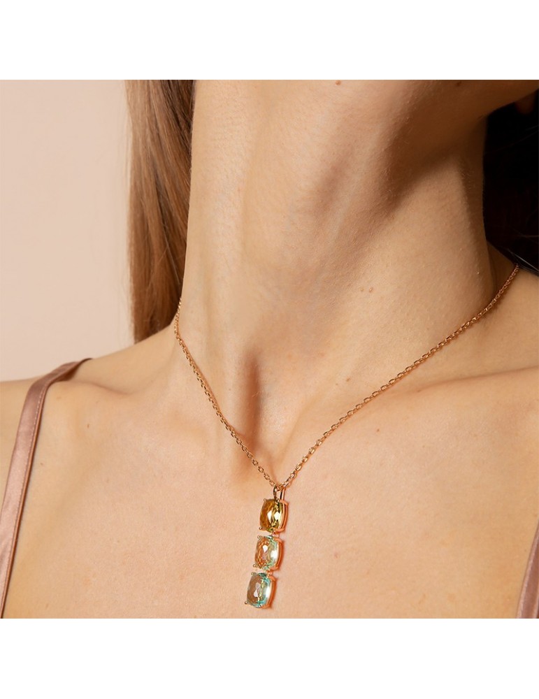 Collana Bronzallure - Preziosa -Prisma Gem-Multicolore-WSBZ02291.MULTI