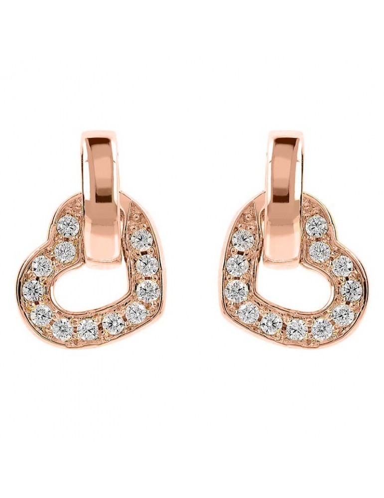 Orecchini Bronzallure - Capsule - Cuore - Cubic Zirconia -WSBZ02299.WR