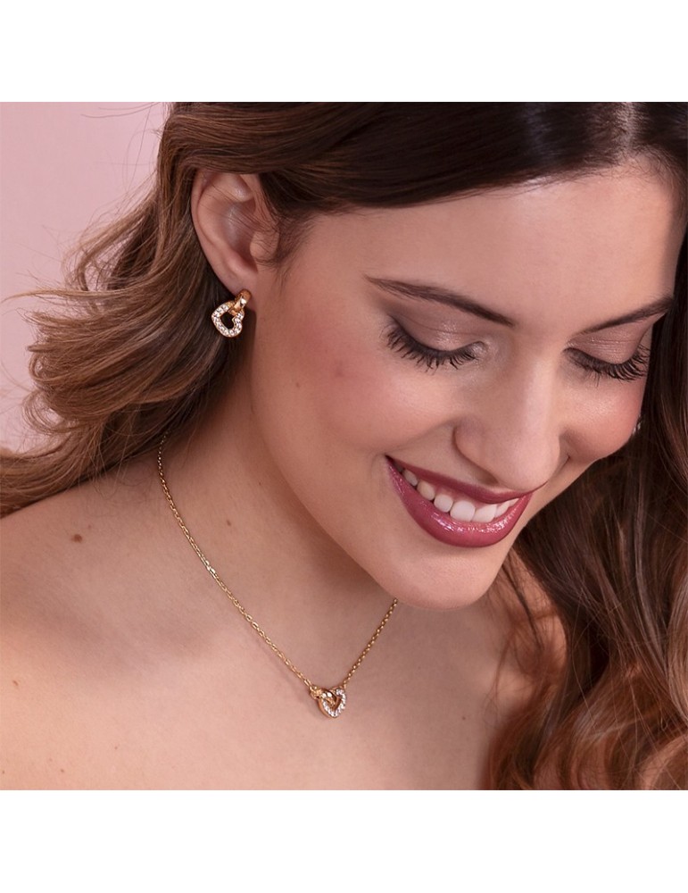 Orecchini Bronzallure - Capsule - Cuore - Cubic Zirconia -WSBZ02299.WR