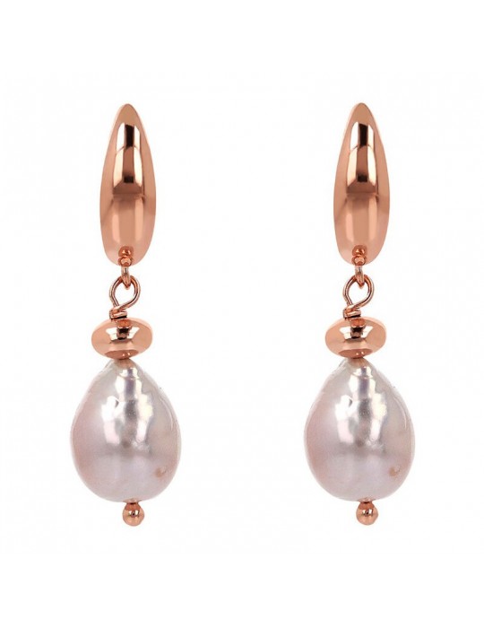 Bronzallure Earrings - Maxima-Pendants-Baroque Pearls-WSBZ02304.MULTI