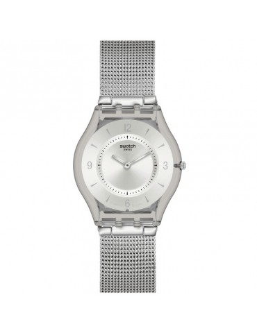 Swatch Watch - Core - Metal Knit - Only Time-Silver-34mm-SS08M100M