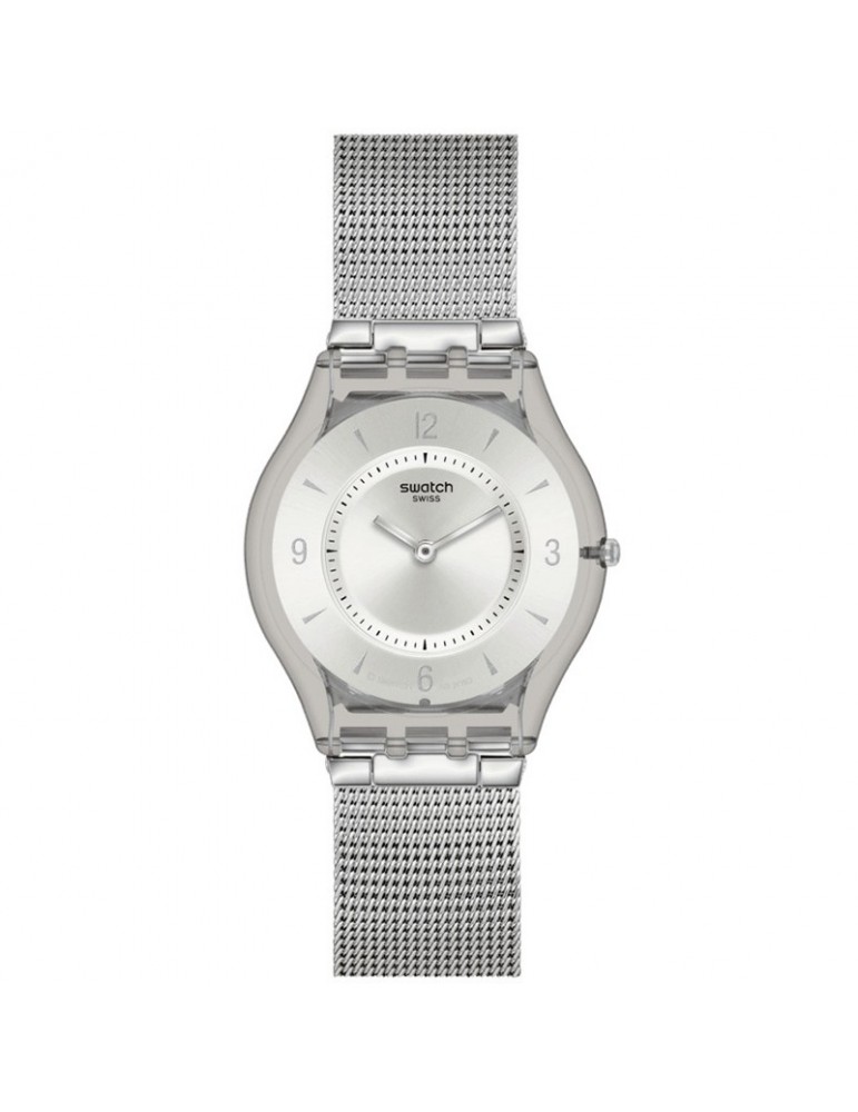 Swatch Watch - Core - Metal Knit - Only Time-Silver-34mm-SS08M100M