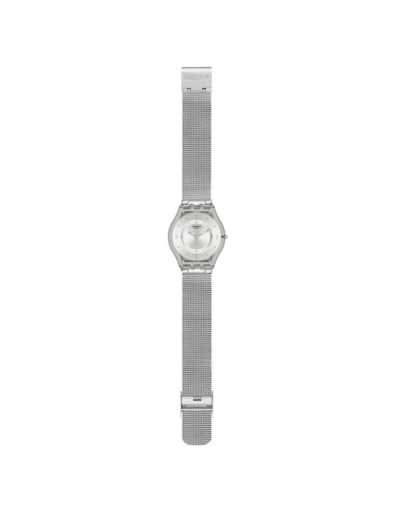 Swatch Watch - Core - Metal Knit - Only Time-Silver-34mm-SS08M100M