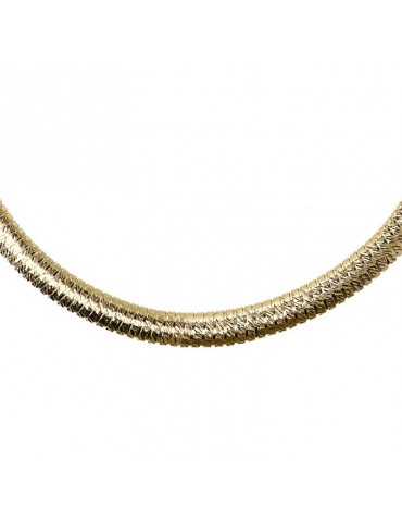 Collana Etrusca - Itaca - Girocollo Dorato - Tubogas - WSET00733YG