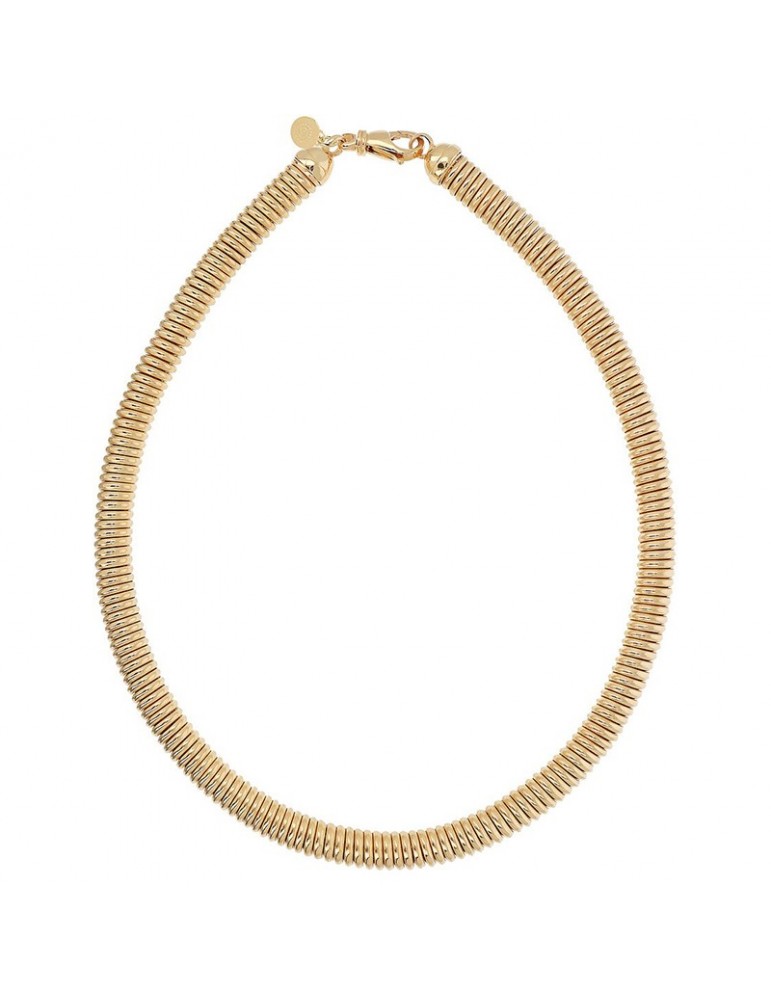 Etruscan Necklace - Ithaca - Choker - Golden - Tubogas - WSET00790YG