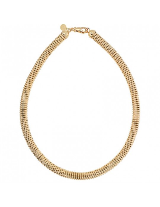 Etruscan Necklace - Ithaca - Choker - Golden - Tubogas - WSET00790YG