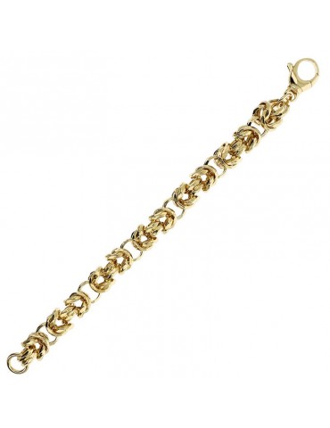 Etruscan Bracelet - Itaca-Maxi Hammered Byzantine Chain-WSET00749YG 2