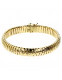 Etruscan bracelet - Itaca - Tubogas Martellato - WSET00752YG-18