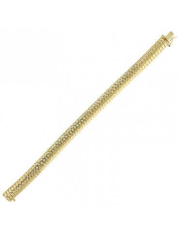 Etruscan bracelet - Itaca - Tubogas Martellato - WSET00752YG-18 2