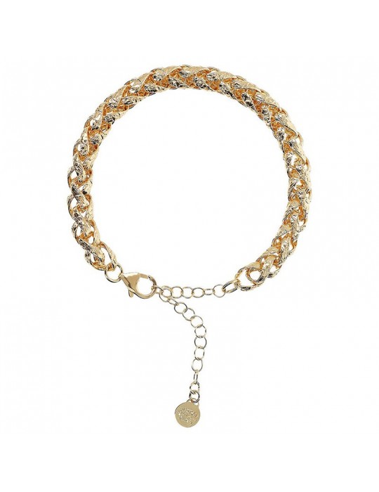 Etruscan Bracelet - Ithaca - Maxi Hammered Spike Chain-WSET00754YG