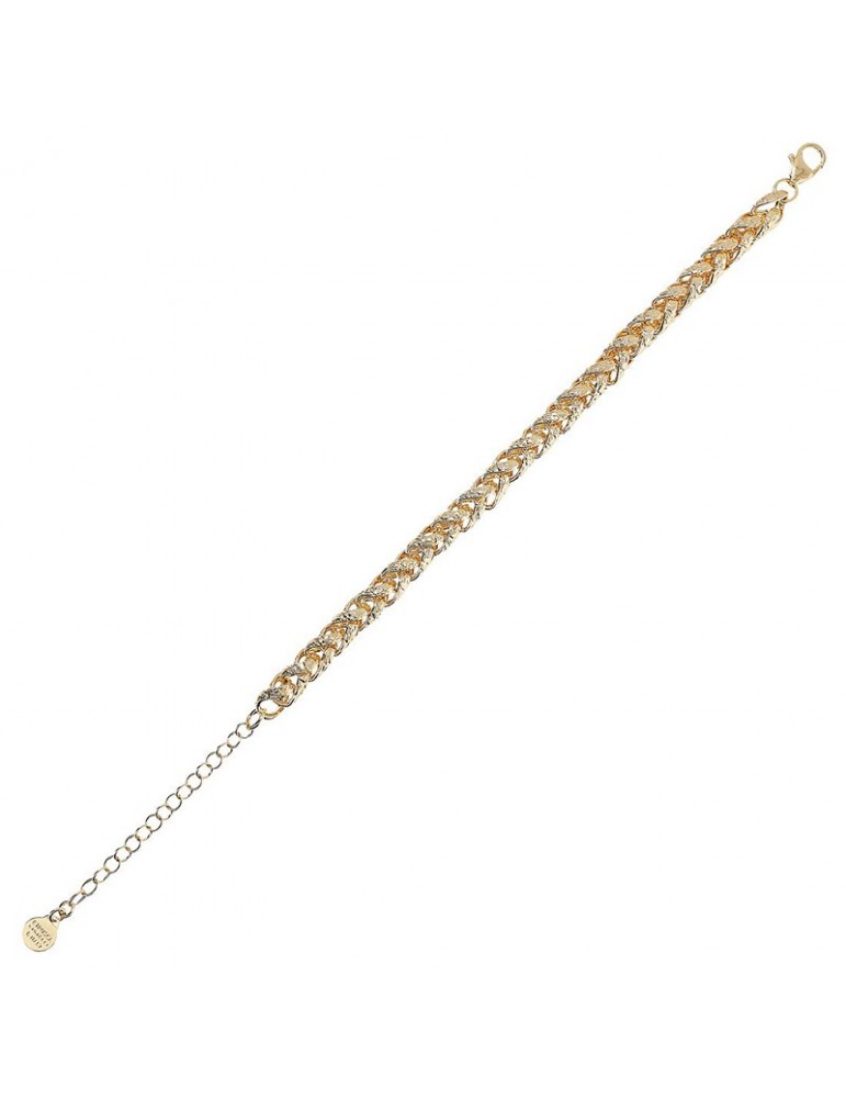 Etruscan Bracelet - Ithaca - Maxi Hammered Spike Chain-WSET00754YG
