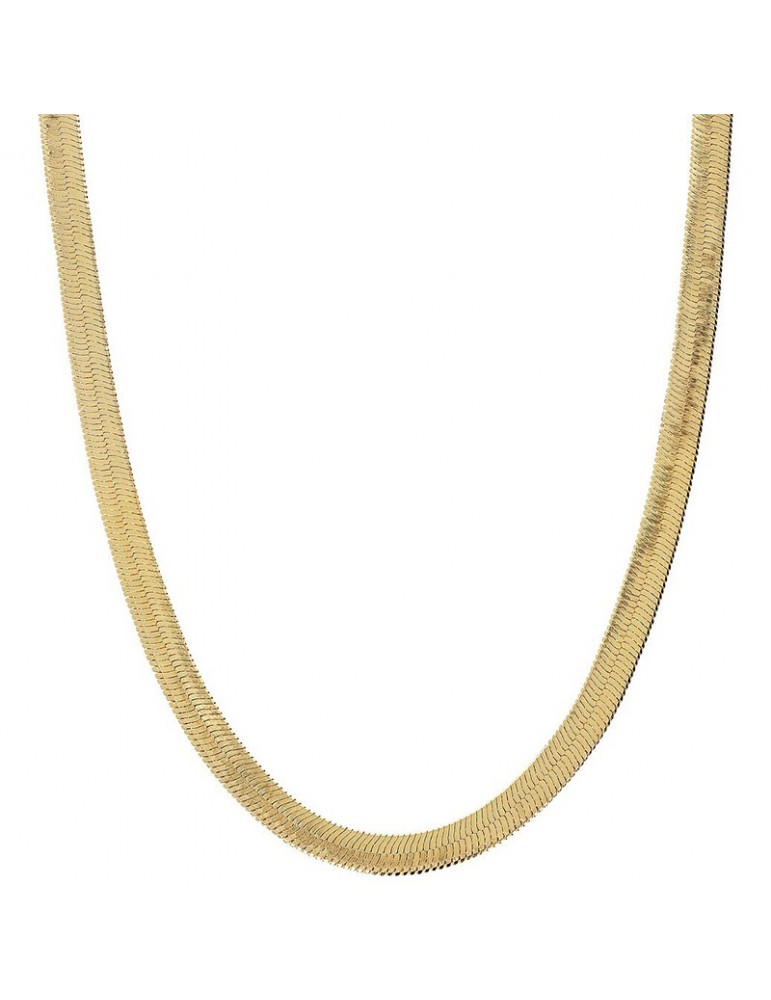 Collana Etrusca - Itaca - Catena Snake Piatta - WSET00755YG