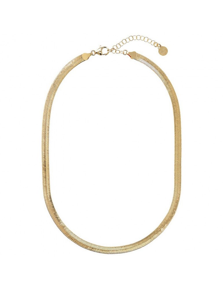 Collana Etrusca - Itaca - Catena Snake Piatta - WSET00755YG