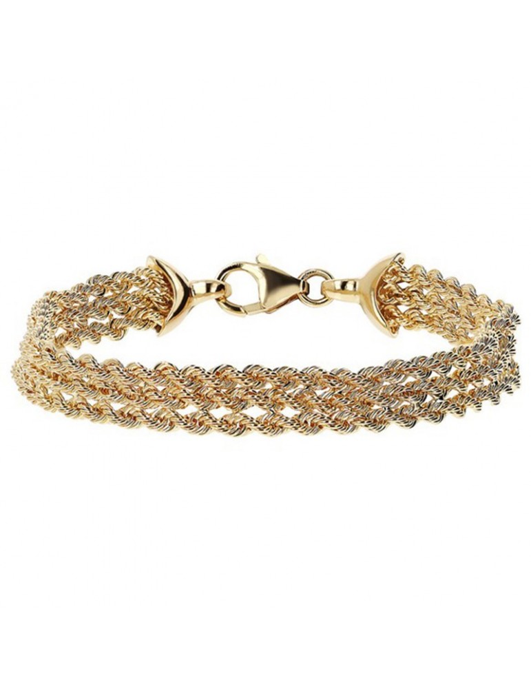 Bracciale Etrusca - Itaca - Multifilo -Gold-Catena a Corda-WSET00762YG