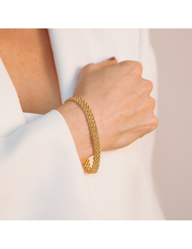 Bracciale Etrusca - Itaca - Multifilo -Gold-Catena a Corda-WSET00762YG