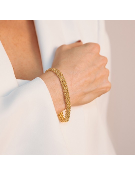 Bracciale Etrusca - Itaca - Multifilo -Gold-Catena a Corda-WSET00762YG