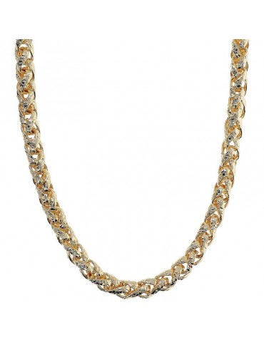 Etruscan Necklace - Itaca-Choker-Gold-Maxi Spiga Chain-WSET00764YG