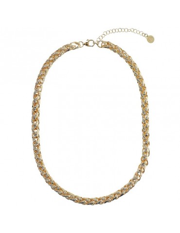 Etruscan Necklace - Itaca-Choker-Gold-Maxi Spiga Chain-WSET00764YG 2