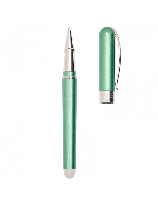 Pineider Rollerball Pen - Avatar UR Shiny Palladium Trims - Mint - 0