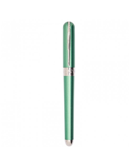 Pineider Rollerball Pen - Avatar UR Shiny Palladium Trims - Mint - 0