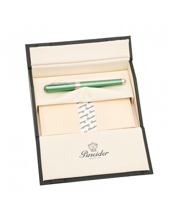 Penna Roller Pineider - Avatar UR Shiny Palladium Trims - Mint - SPP70020605